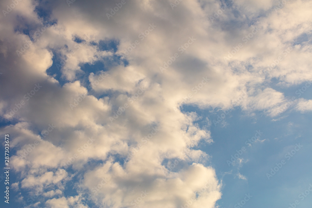 white clouds in the blue sky, beautiful background white clouds in the blue sky, beautiful background