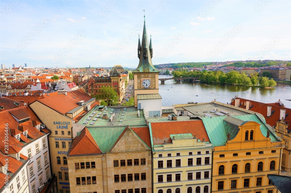 Naklejka premium the old city of Prague