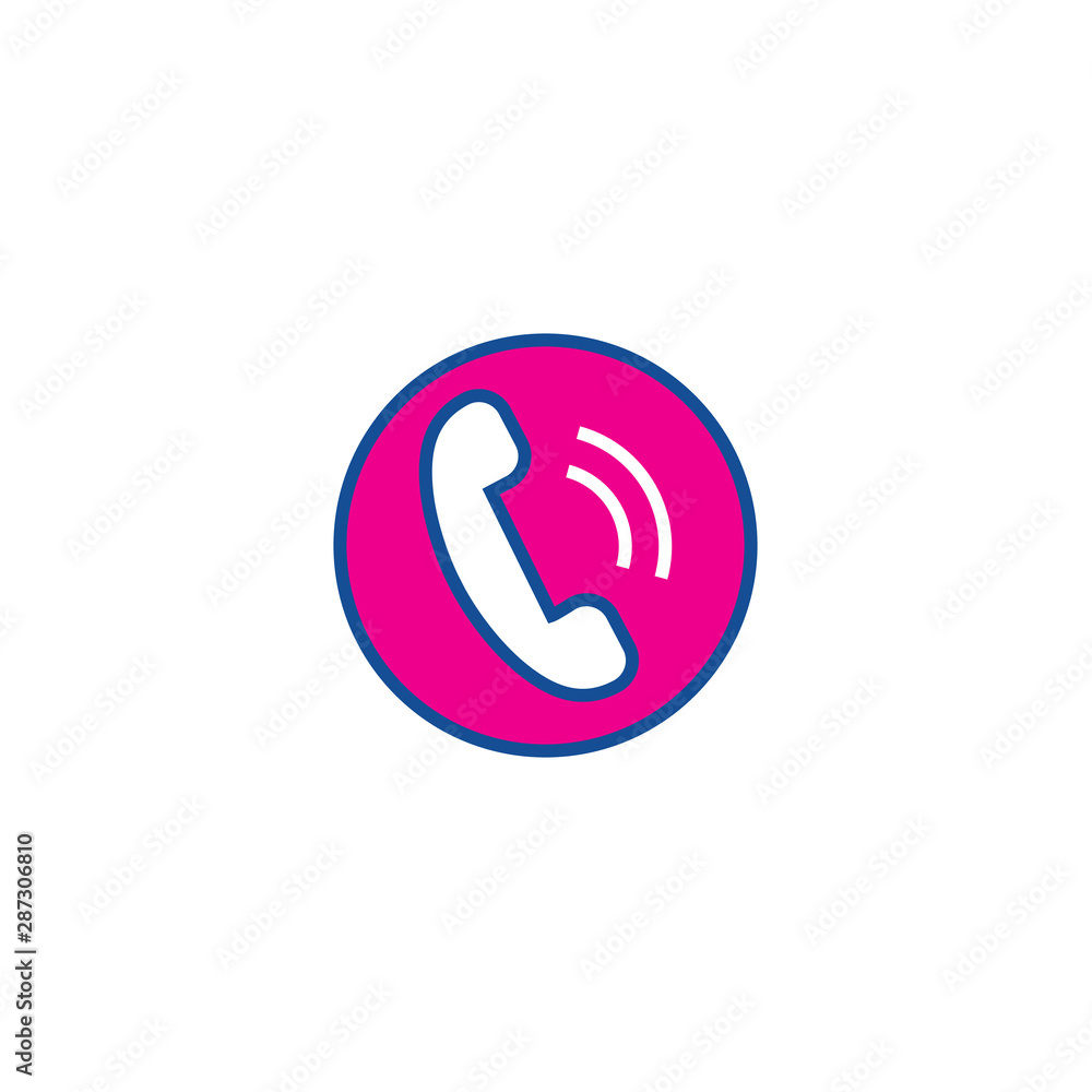 Linear illustration with circle phone line icon for marketing design. Isolated vector sign symbol. Simple vector illustration. Sign, symbol, element. Thin black line art. Phone line vector icon. Linear illustration with circle phone line icon for marketing design. Isolated vector sign symbol. Simple vector illustration. Sign, symbol, element. Thin black line art. Phone line vector icon.