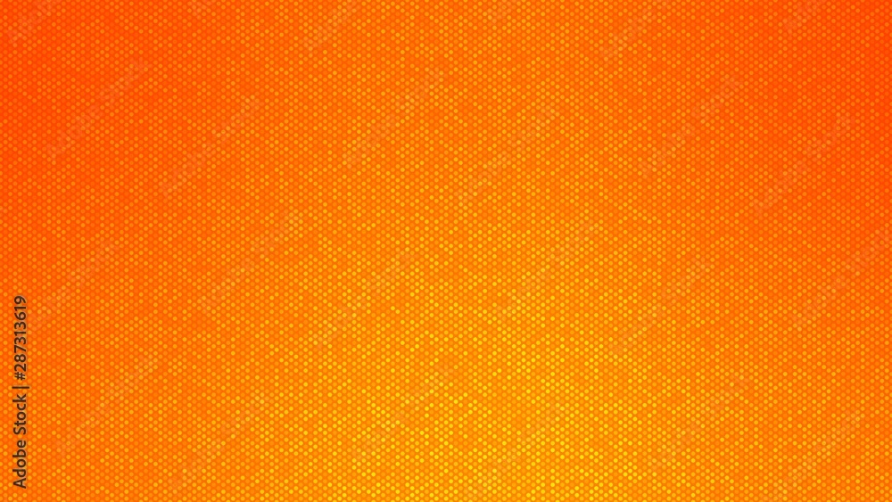 Blurred background. Circle dots pattern. Abstract orange gradient design. Round spot texture background. Landing blurred page. Circles bubble or dots pattern. Vector - obrazy, fototapety, plakaty 