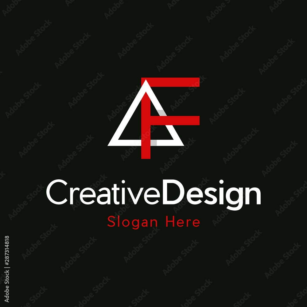 Alphabet letters or Initials. Monogram logo AF, FA, A and F, Creative and Minimalist Letter AF Logo Design Using letters A and F , AF Monogram Alphabet letters or Initials. Monogram logo AF, FA, A and F, Creative and Minimalist Letter AF Logo Design Using letters A and F , AF Monogram