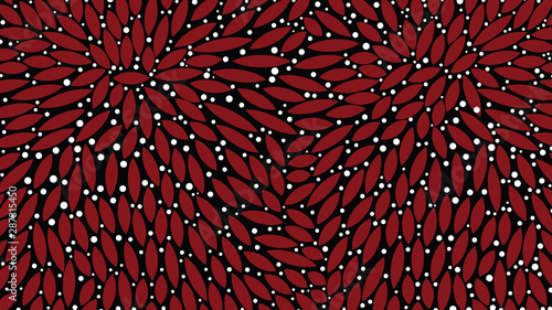 Illustration based on aboriginal style of seamless pattern background.