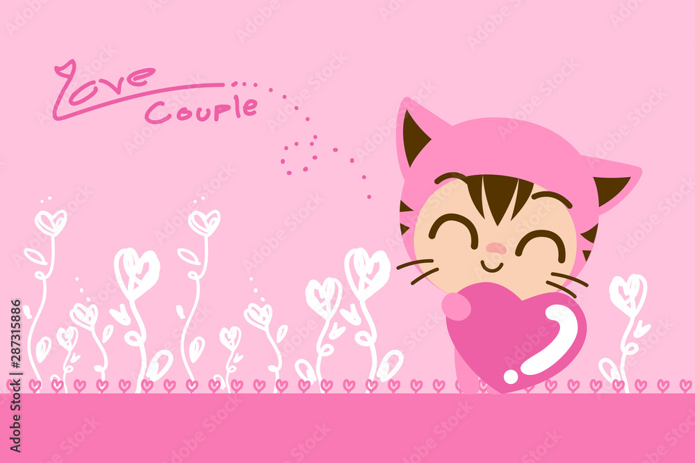love Collection on white background, vector illustration. love Collection on white background, vector illustration.