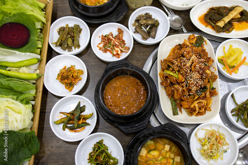 Korean style Various side dishes
