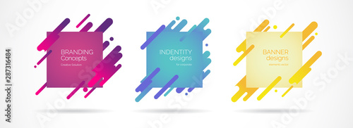 Set web banner for social media, mobile apps, sale banner template, vector illustrations.