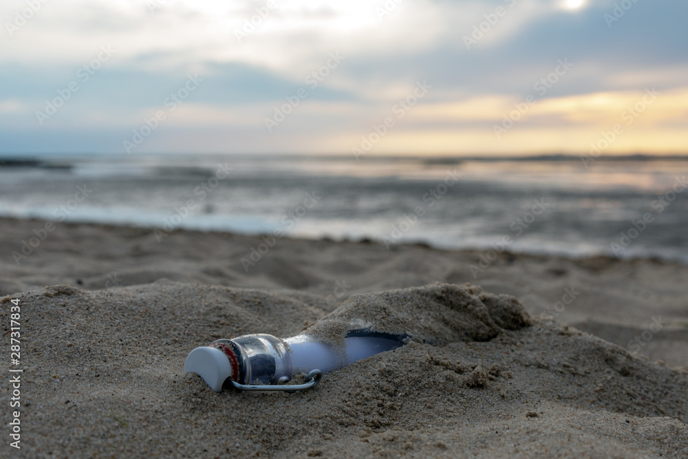 Obraz premium Flaschenpost