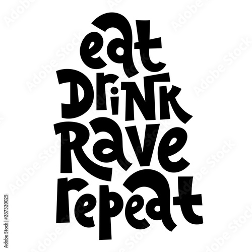 Lettering vector phrase