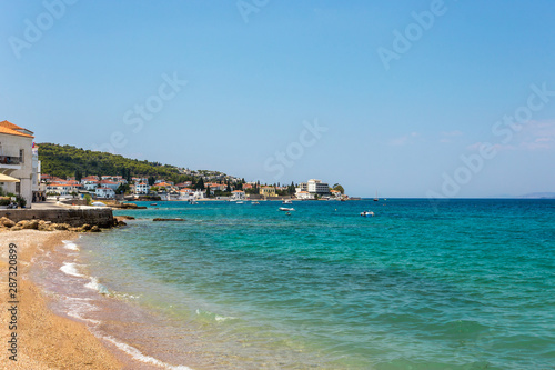 famous Spetses island on Saronic gulf near Athens. Greece © elgreko