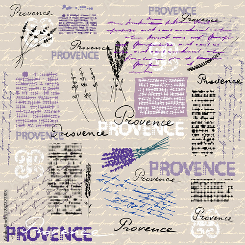 Imitation of a abstract vintage newspaper. Unreadable text.