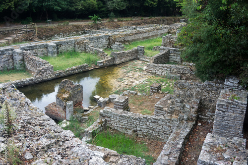 Ruins of ancient city in south Albania. Butrint - UNESCO World Heritage
