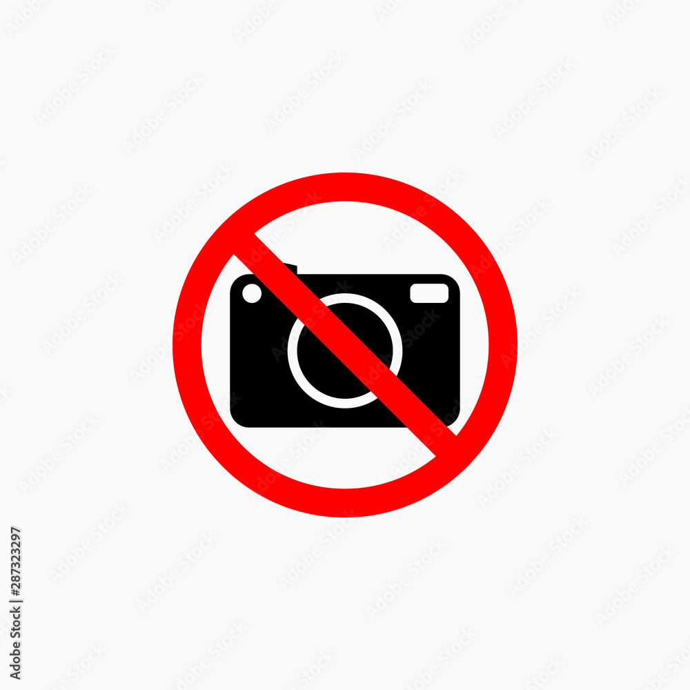 no camera icon, no photography vector no camera icon, no photography vector