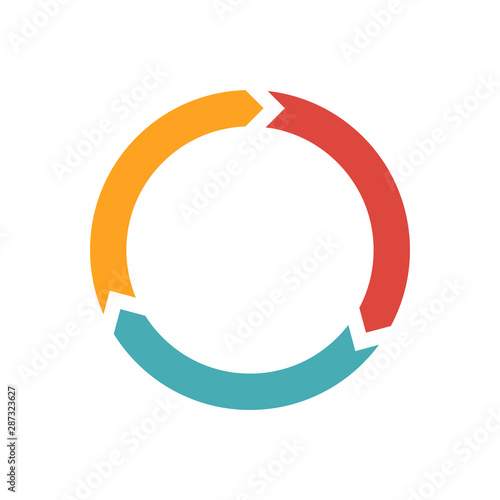 Free Download Circle arrow for infographic icon - GFXLoad