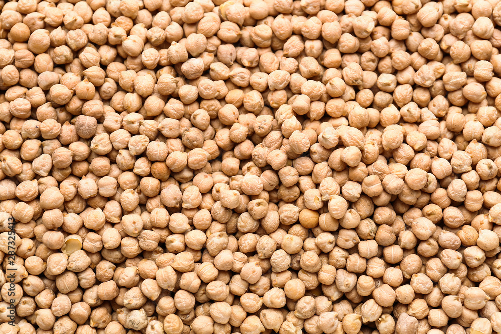 Many raw chickpea as background Many raw chickpea as background