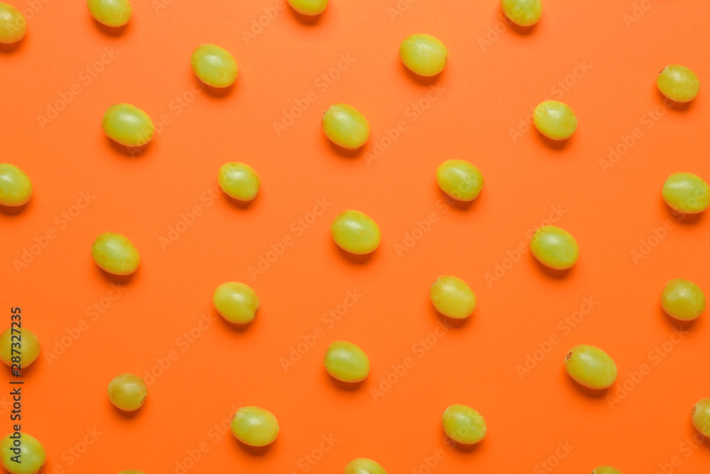 Many ripe grapes on color background Many ripe grapes on color background