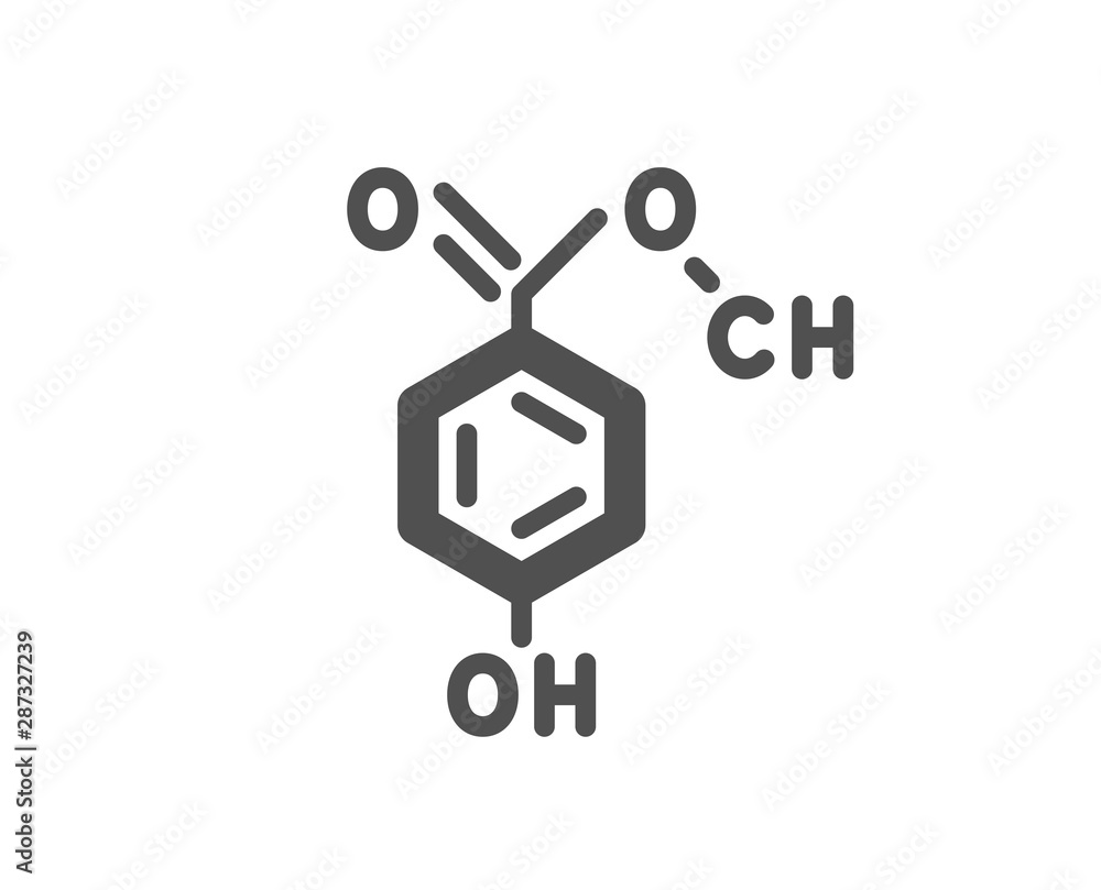 Chemistry lab sign. Chemical formula icon. Analysis symbol. Classic flat style. Simple chemical formula icon. Vector Chemistry lab sign. Chemical formula icon. Analysis symbol. Classic flat style. Simple chemical formula icon. Vector