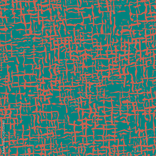 Seamless patten with irregular chaotic shapes. Stylish background with broken zigzag lines like cracks or scratches. Endless ornament like gauze.