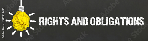 Rights and obligations  photo