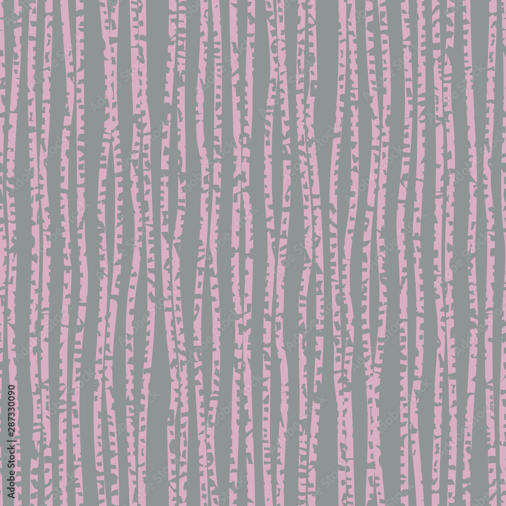 Textured uneven thick lines background. Seamless striped pattern. Endless ornament with wavy irregular stripes.