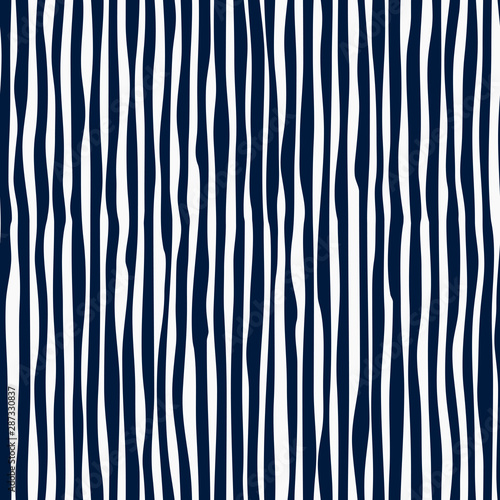 Abstract pattern with vertical curved lines. Background with uneven parallel stripes. 
