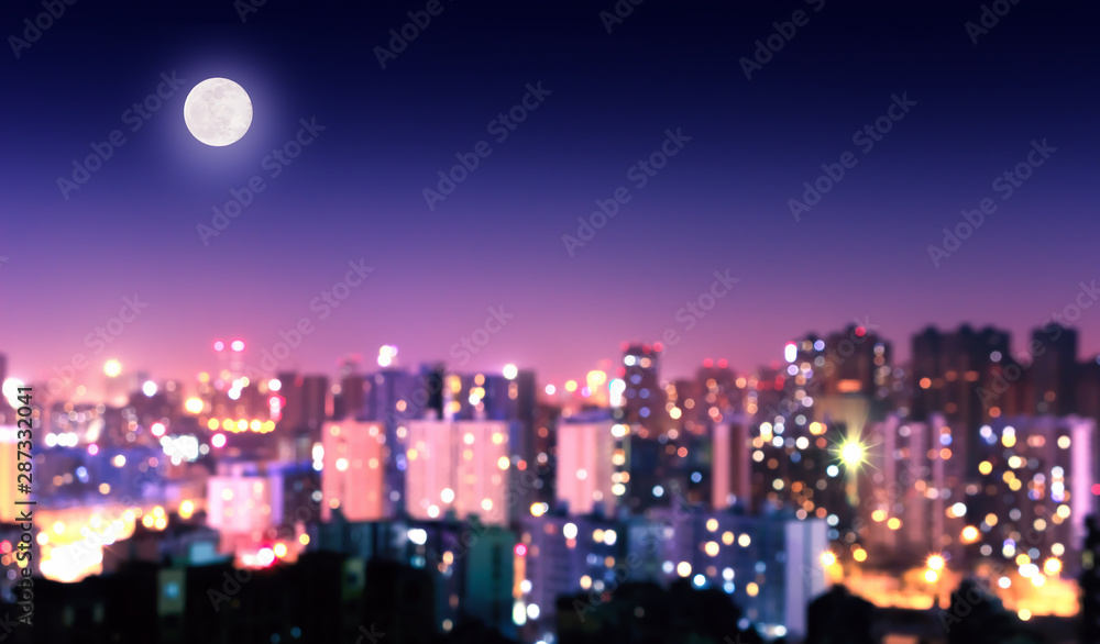 Obraz premium Family Reunion Day Concept: Chinese Traditional Festival Mid-Autumn Festival