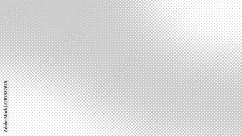 Light grey pop art background in retro comic style with halftone dots, vector illustration of backdrop with isolated dots
