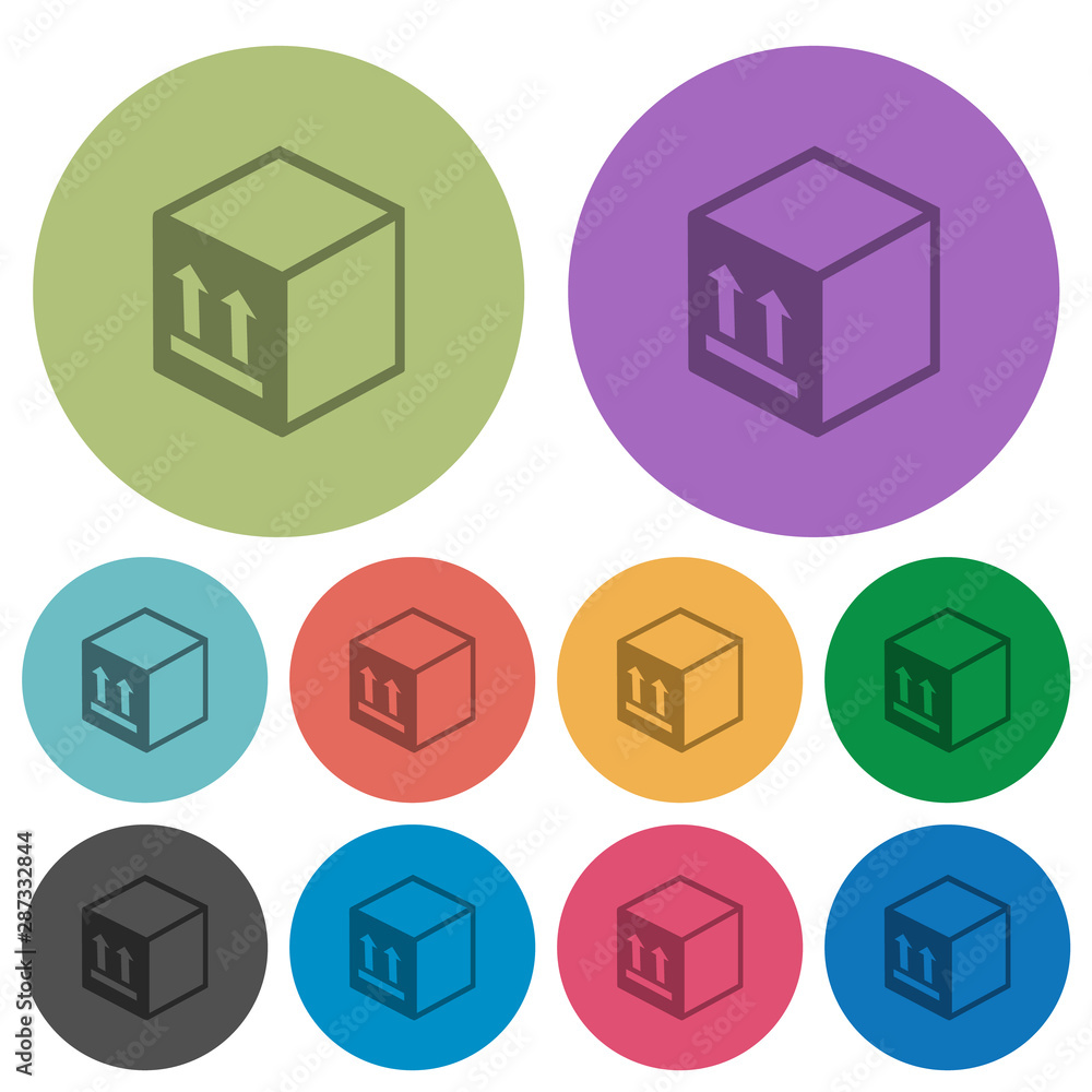 Single package color darker flat icons Single package color darker flat icons