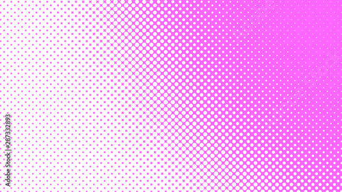 Light magenta dotted background in retro pop art comic style, vector illustration