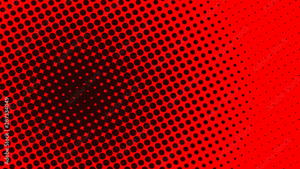 Dark red dotted background in pop art retro style, vector illustration Dark red dotted background in pop art retro style, vector illustration