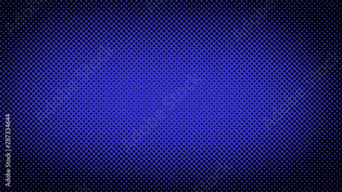 Dark blue retro comic pop art background with dots, cartoon halftone background vector illustration eps10