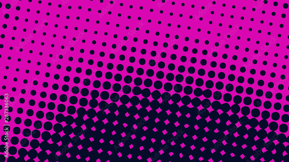 Magenta retro pop art background with halftone dots Magenta retro pop art background with halftone dots