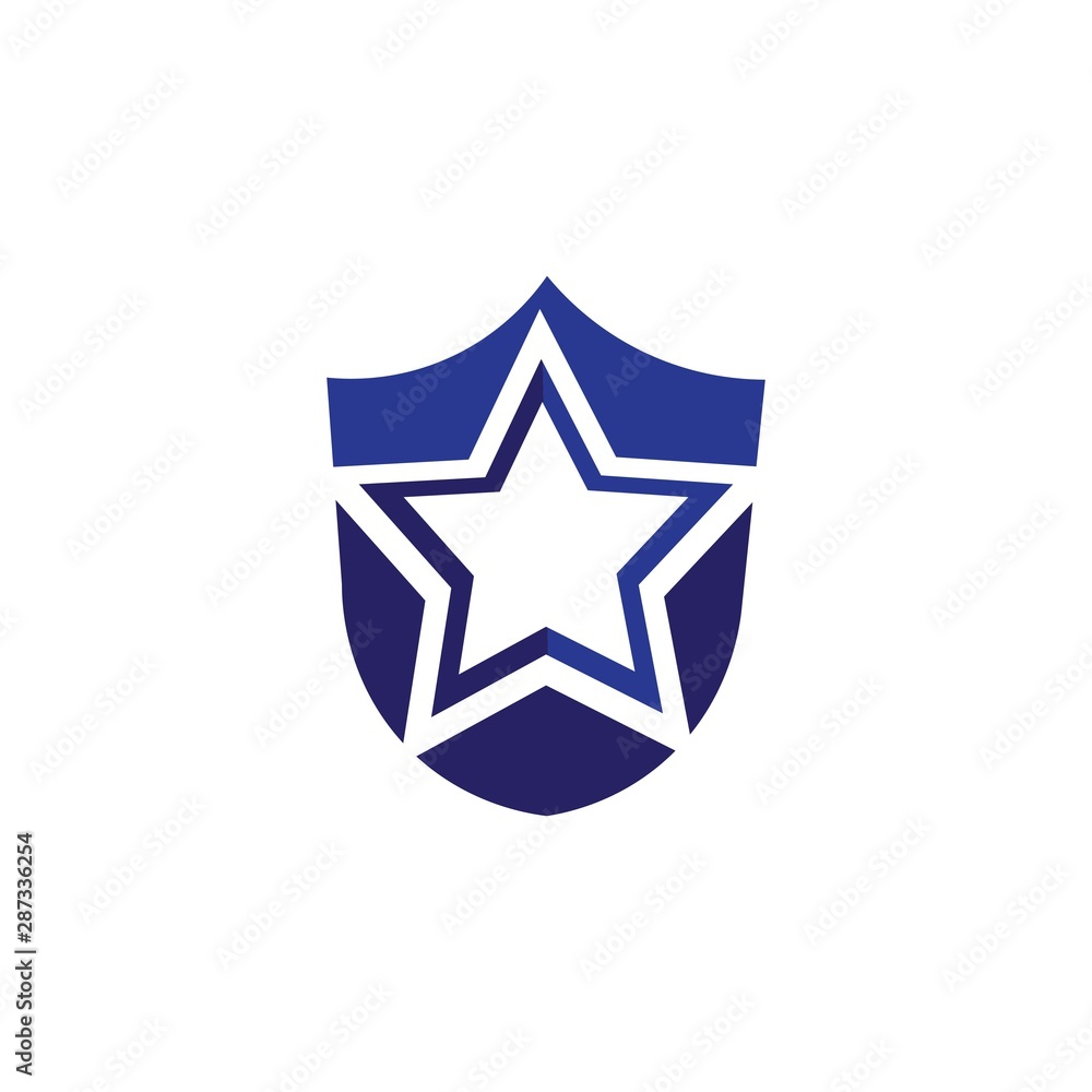 star and shield logo vector star and shield logo vector
