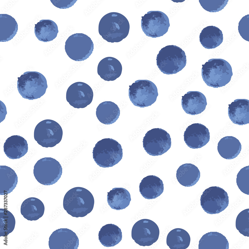 Abstract seamless pattern with polka of blue Abstract seamless pattern with polka of blue