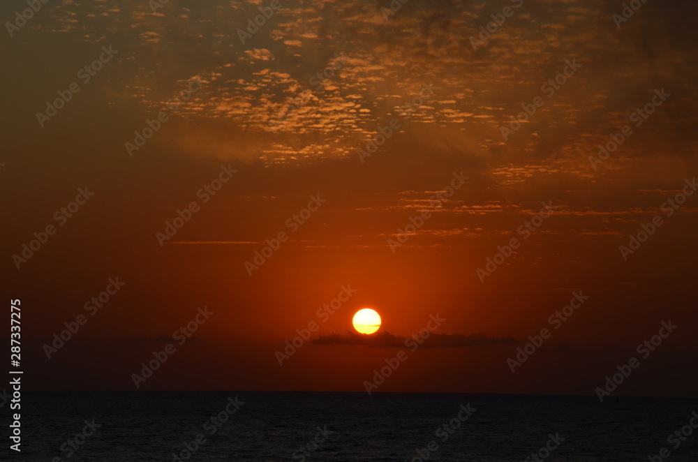 Naklejka premium Bulgaria, Golden Sands, Sunrise