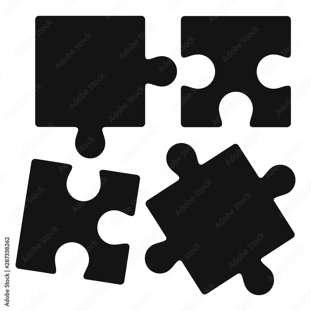 Alzheimer puzzle test icon. Simple illustration of alzheimer puzzle test  vector icon for web design isolated on white background Stock Vector |  Adobe Stock
