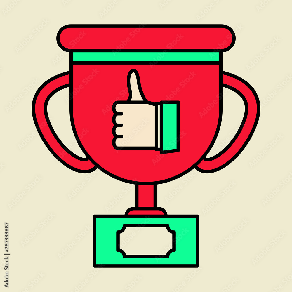 Thumbs up like social network (Facebook etc.) icon new appreciation number symbol. Idea - blogging and online messaging, social networking services. Thumbs up like social network (Facebook etc.) icon new appreciation number symbol. Idea - blogging and online messaging, social networking services.