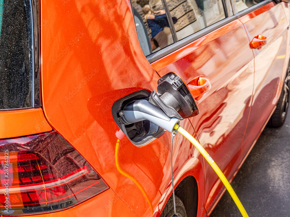 Elektroauto Ladestation Umweltschutz Klimawandel Co2 Elektroauto Ladestation Umweltschutz Klimawandel Co2