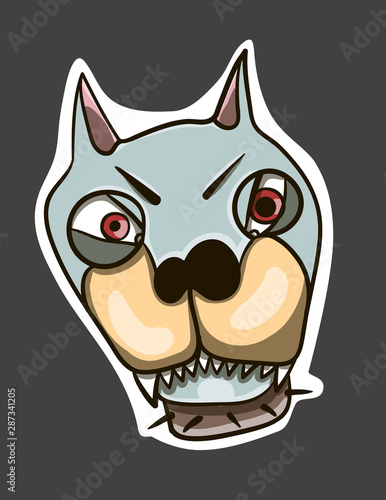 pit bull mad dog