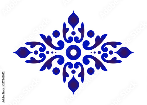 decorative porcelain element