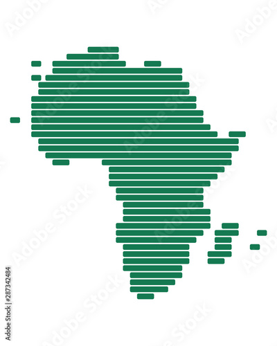 Karte von Afrika