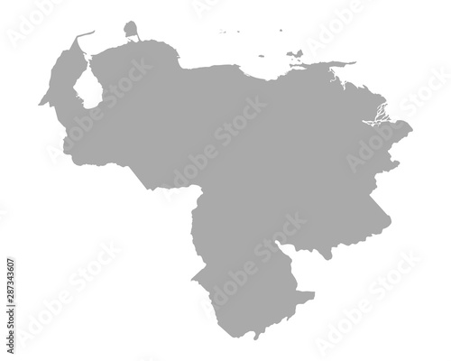 Karte von Venezuela