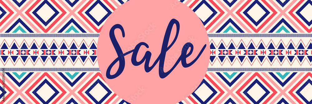 Sale - typography, text on modern illustrated background Sale - typography, text on modern illustrated background
