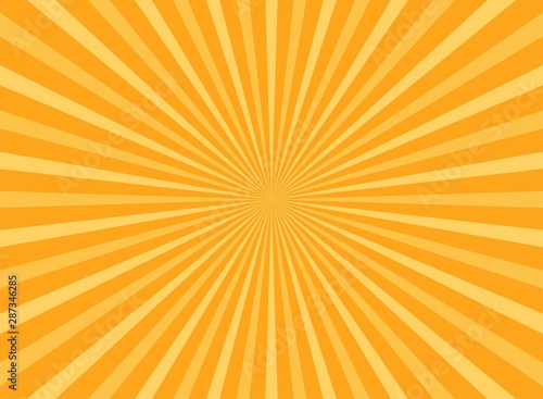 Sunlight abstract background. orange color burst background.