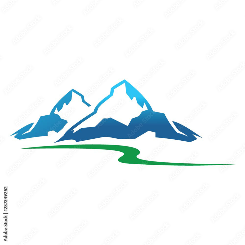 Fototapeta premium mountain logo template