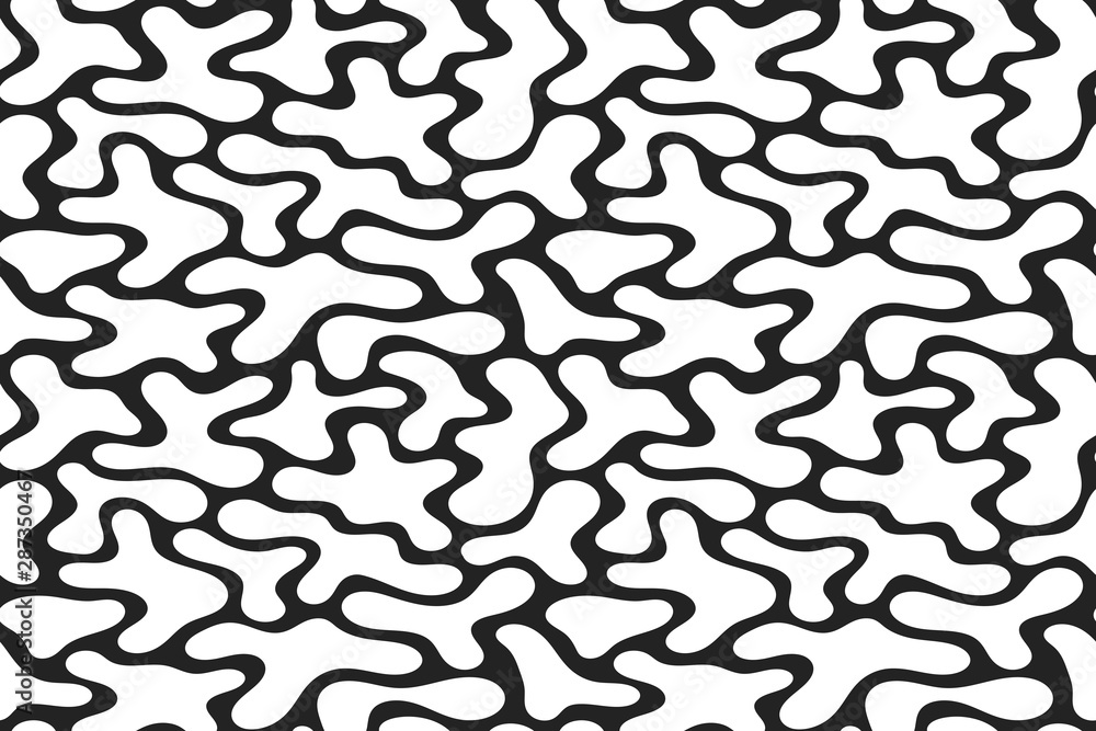 Monochrome vector seamless pattern.