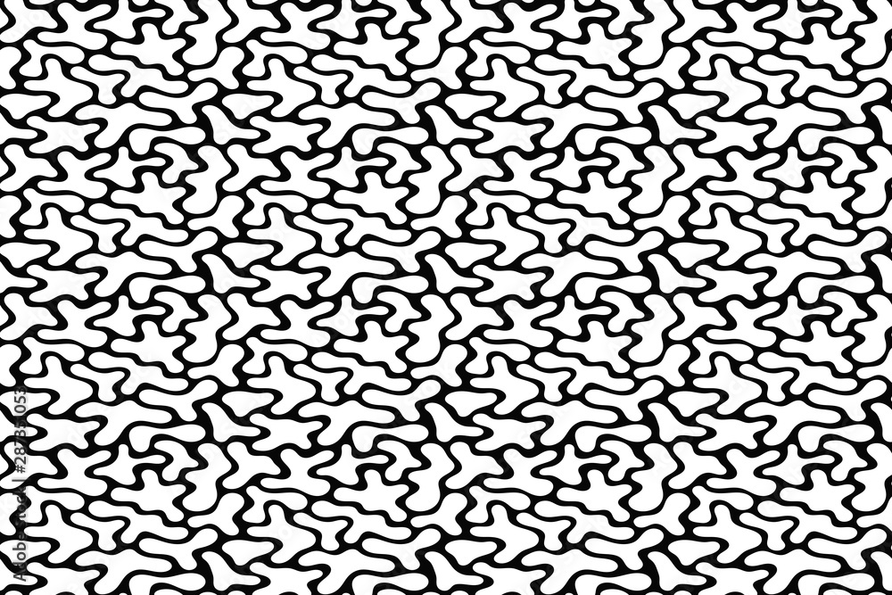 Monochrome vector seamless pattern.