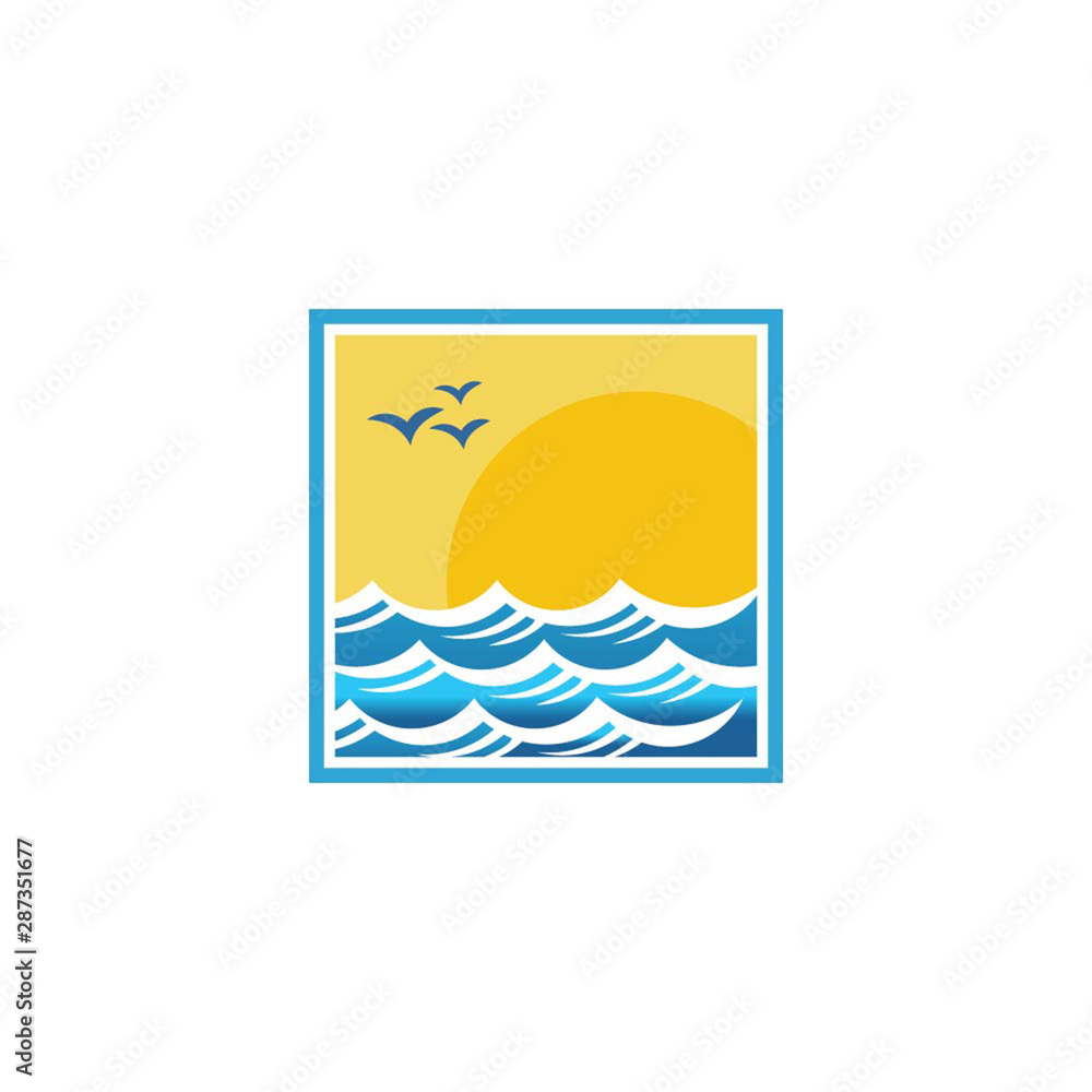 sea logo template sea logo template