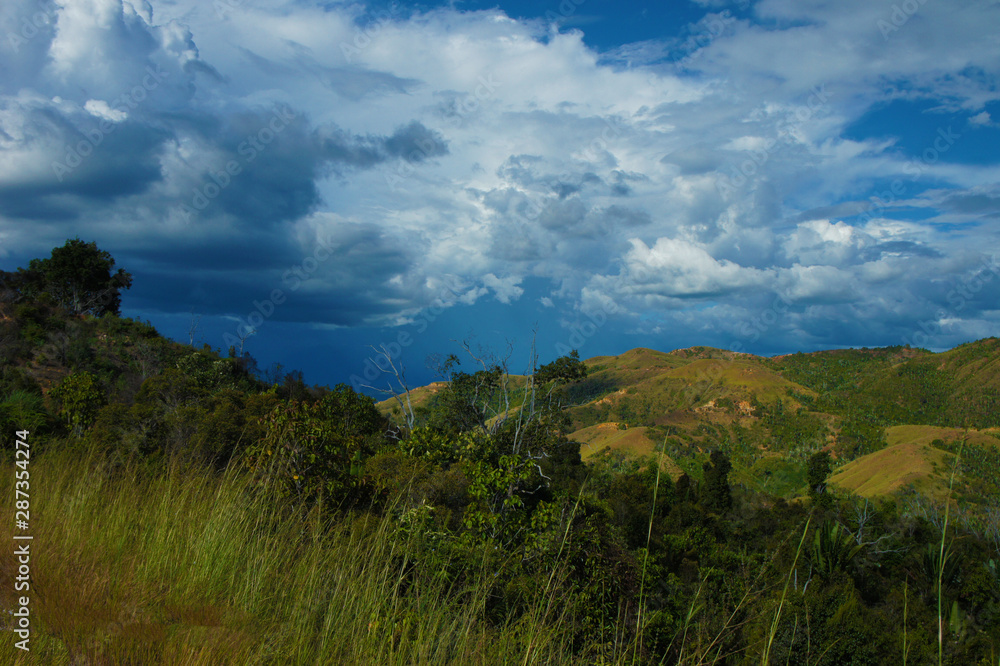 Naklejka premium Change of Weather