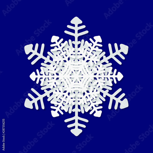 snowflake paper cut