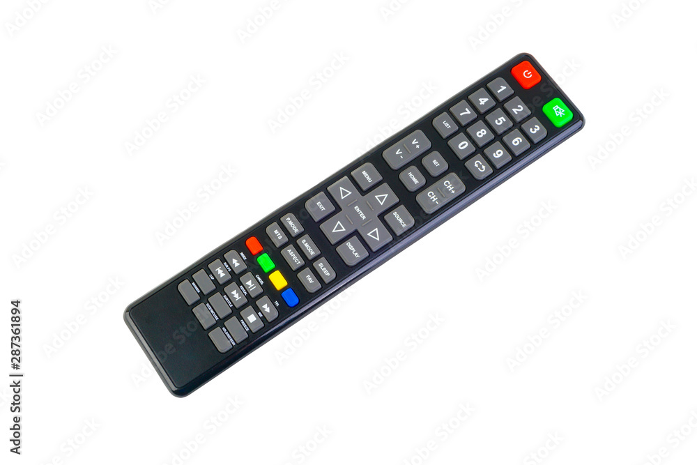 Remote control isolate on white background Remote control isolate on white background