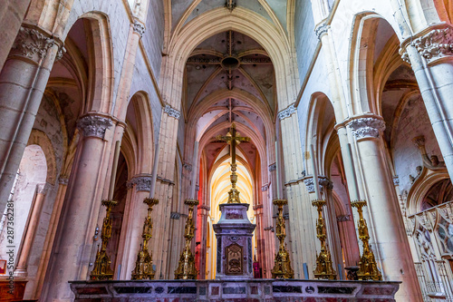 Church of Souvigny, allier, France photo